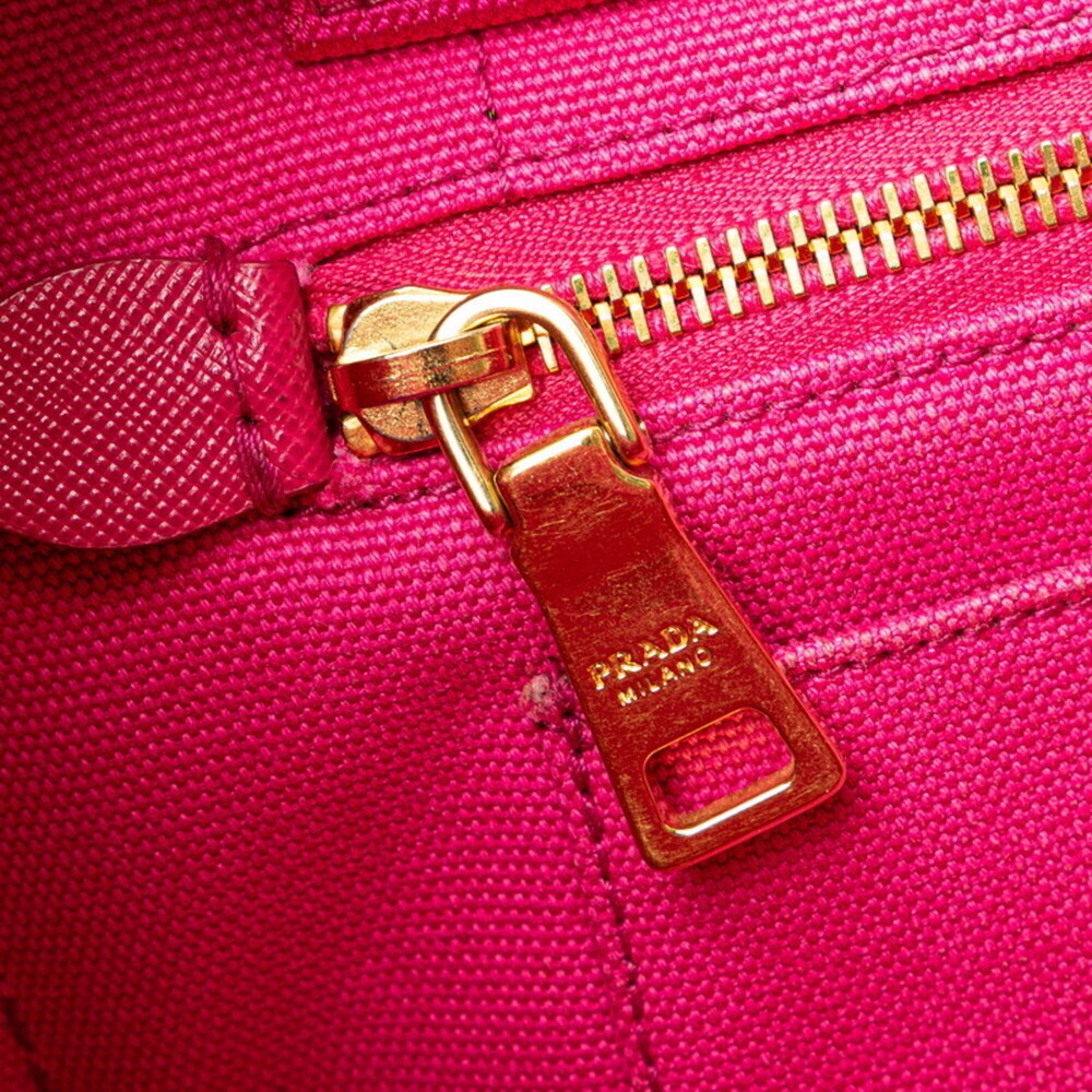 PRADA Pink Canvas Shoulder Bag - Picture 6 of 10
